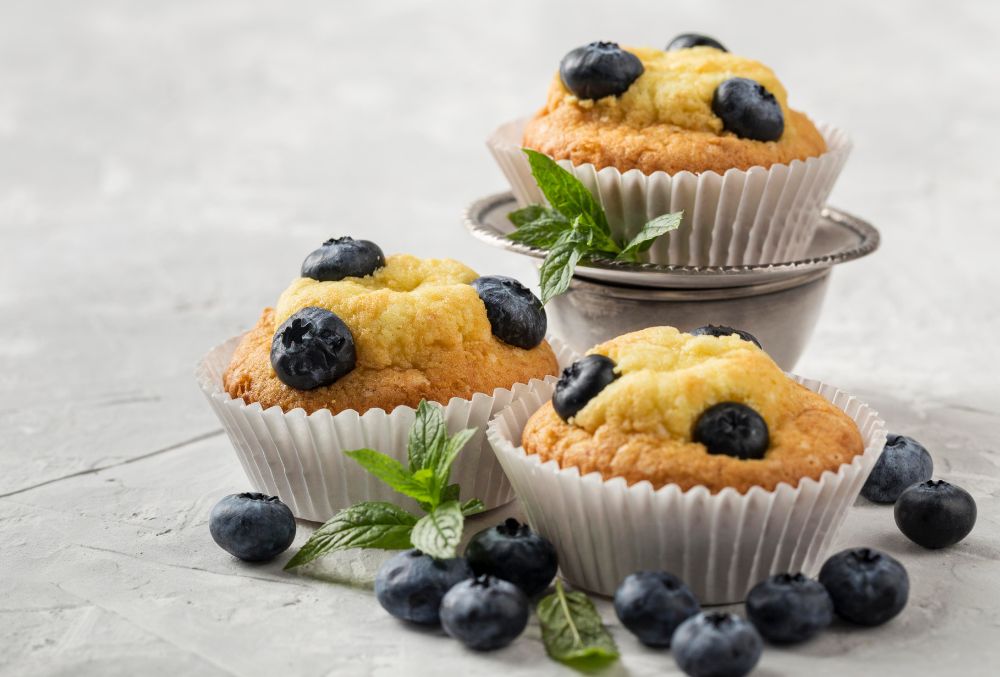 Blueberry muffins