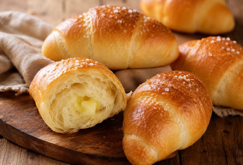 Salt bread, using Japanese bread flour
