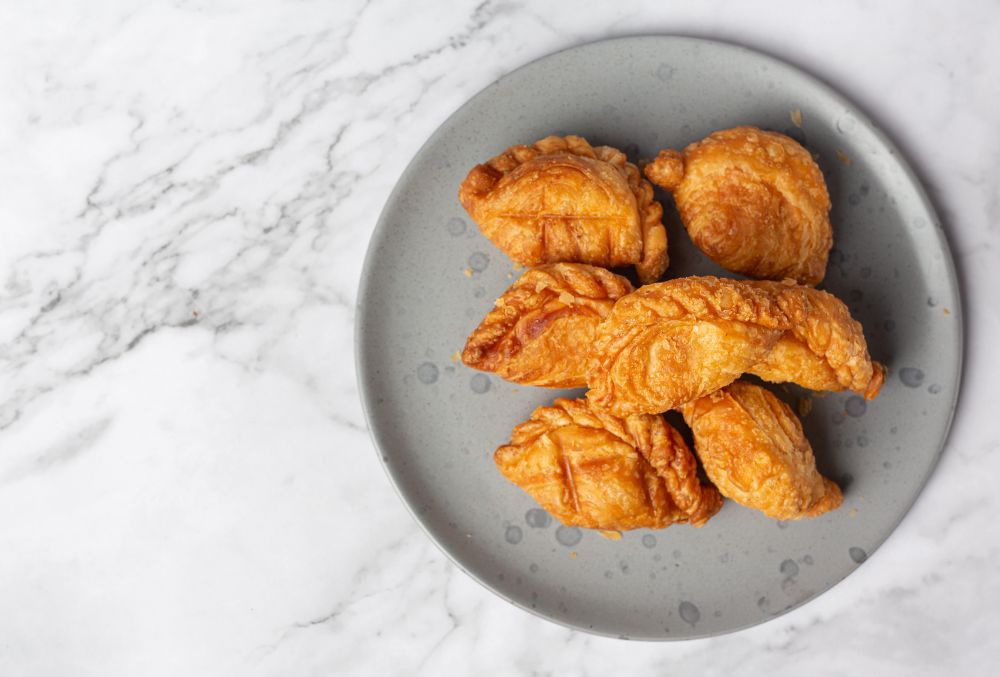Using self-raising flour for curry puffs